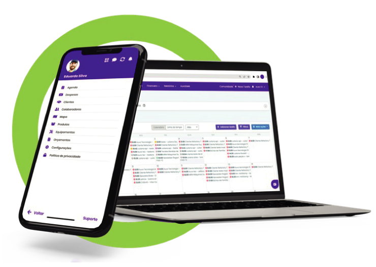 Celular e Computador